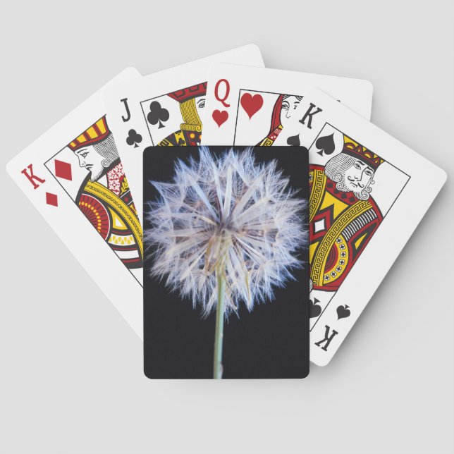 Dandelion (Taraxacum Officinale) Seed Head Poker Cards (Back)