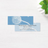 Dandelion Thank You Bookmark & Emerson Quote (Desk)