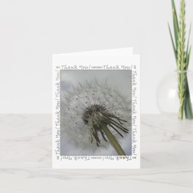 Dandelion Thank You Card (Front)