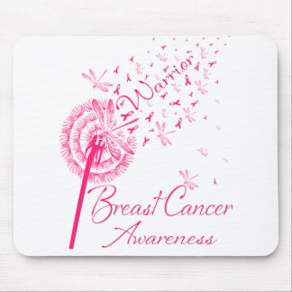 Dandelion Warrior Breast Cancer Awareness Mouse Pad