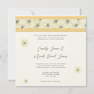 Dandelion Wedding Invitation