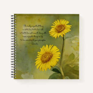 Dandelion WildFlowers Socrates Quote Journal