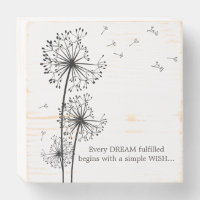 Dandelion Wish Dream Quote