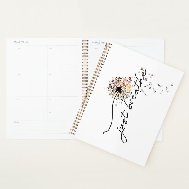 Dandelion Wish Planner Dreamy Sunset Butterflies (Display)