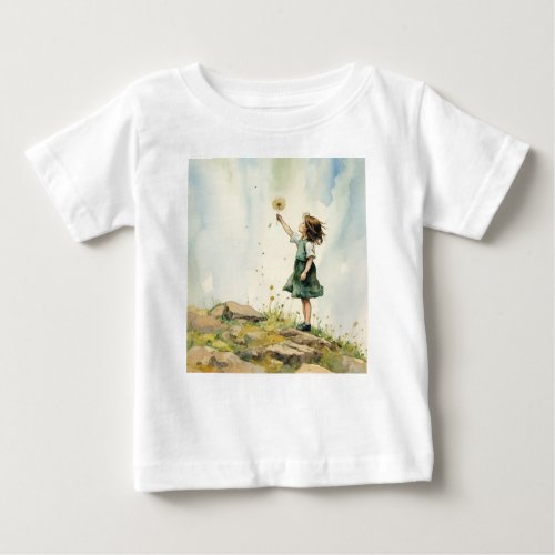 Dandelion Wishes Baby T_Shirt