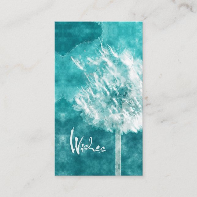 Dandelion Wishes Creative Consultant Business Card (Front)