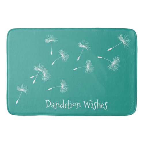 Dandelion Wishes Design Bath Mat