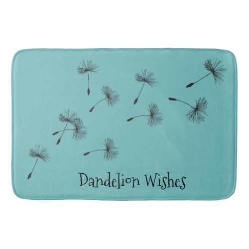 Dandelion Wishes Design Bath Mat
