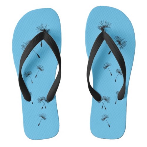 Dandelion Wishes Design Flip Flops