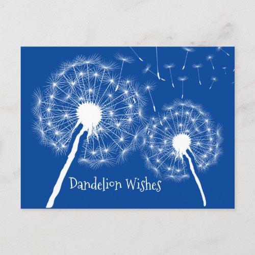 Dandelion Wishes Design Postcard