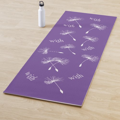 Dandelion Wishes Design Yoga Mat