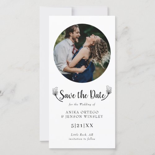 Dandelion Wishes Photo Save the Date Bookmark