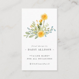 Dandelion Wishes   Spring Wildflower Business Card