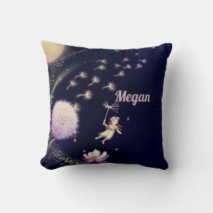 Dandelion Wishes Throw Pillow