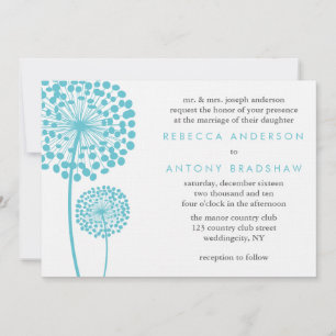 Dandelion Wishes Wedding Invitation