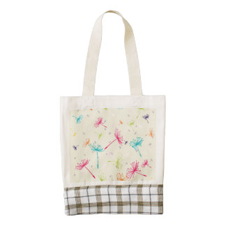 Dandelion Wishes Zazzle HEART Tote Bag