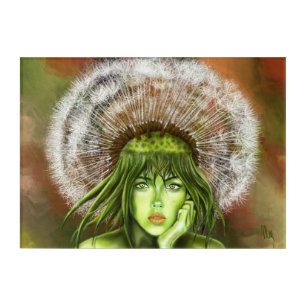 Dandelion Woman Acrylic Print