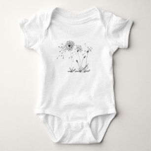 Dandelions Baby Bodysuit