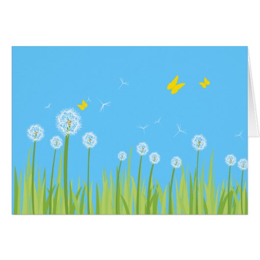 dandelions cards (Front Horizontal)