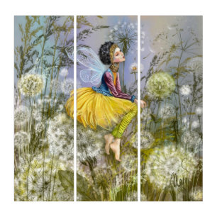 Dandelions Fantasy Triptych