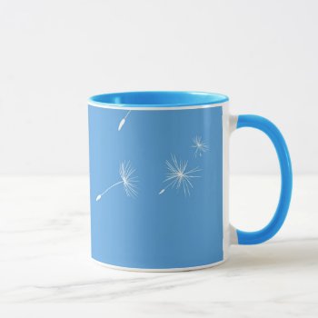 Dandelions Flying Mug by KeyholeDesign at Zazzle