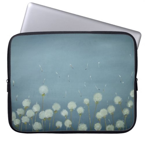 Dandelions Going To Seed Laptop Sleeve