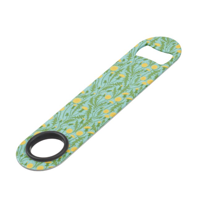 Dandelions, green, yellow and blue bar key (Front Angled)