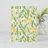 Dandelions, green, yellow and white (Standing Front)