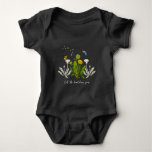 Dandelions Grow Nature Design Baby Bodysuit