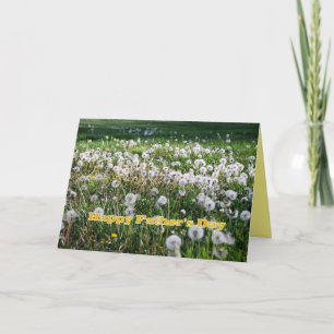 Dandelions Happy Father's Day Humor Card