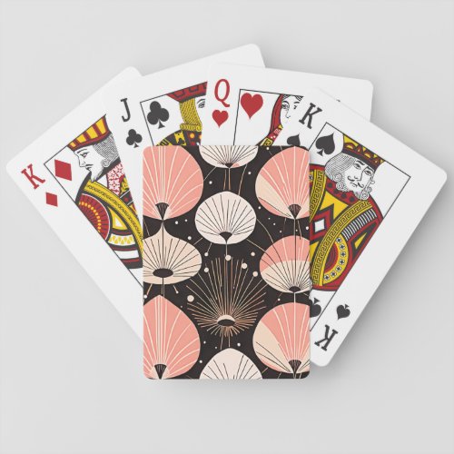 Dandelions _Mid_century_ Retro Modern Design Playing Cards