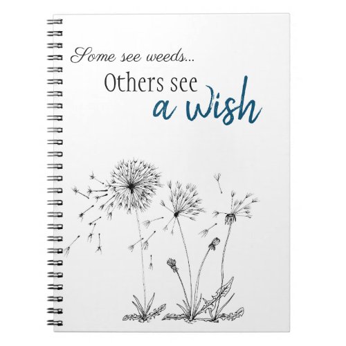 Dandelions Notebook