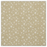 Dandelions on Gold Fabric