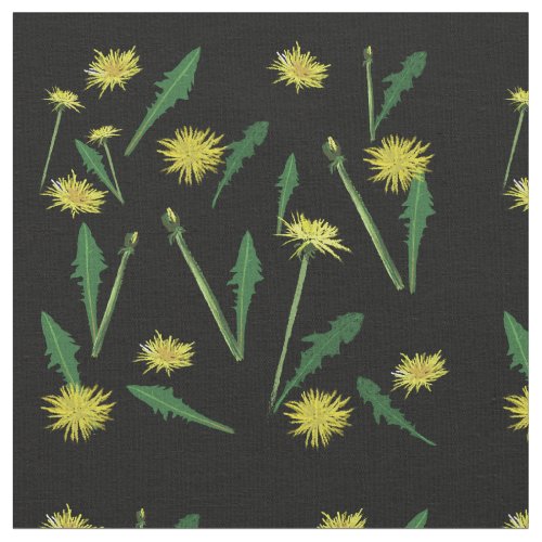 Dandelions Spring art Fabric