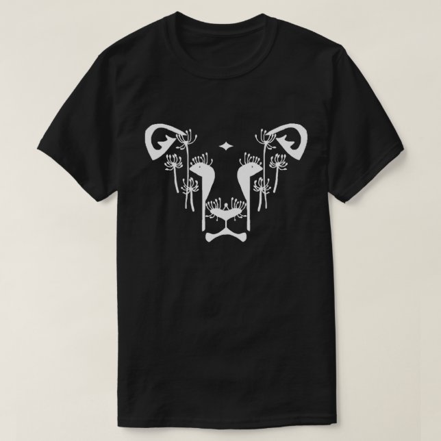 Dandi Lion Large Logo T-Shirt (Black) (Design Front)