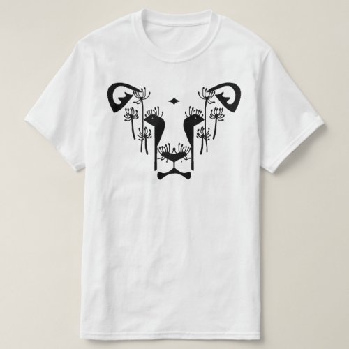 Dandi Lion Large Logo T_Shirt White