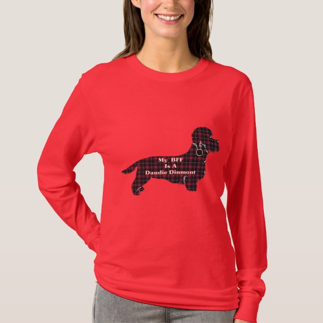 Dandie Dinmont Terrier BFF T-Shirt (Front)