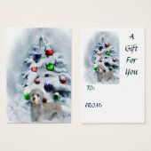 Dandie Dinmont Terrier Christmas (Front & Back)