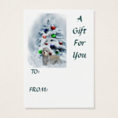 Dandie Dinmont Terrier Christmas (Back)