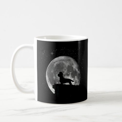 Dandie Dinmont Terrier Dog Moon  Coffee Mug