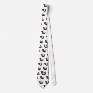 Dandie Dinmont Terrier Flag Neck Tie