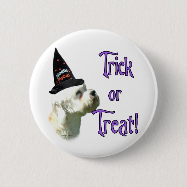 Dandie Dinmont Terrier Trick Button (Front)