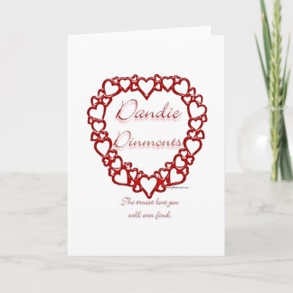Dandie Dinmont Terrier True Love Holiday Card