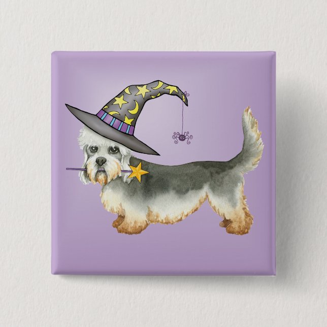 Dandie Witch Button (Front)