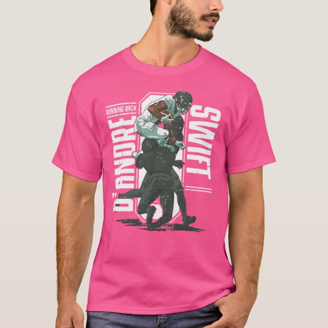 D'Andre Swift Philadelphia Hurdle T-Shirt (Front)