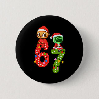 Dandy Bruh 67 Days Meme Humor 6 7 Shelly World Six Button