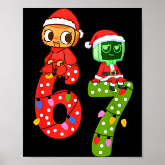 Dandy Bruh 67 Days Meme Humor 6 7 Shelly World Six Poster