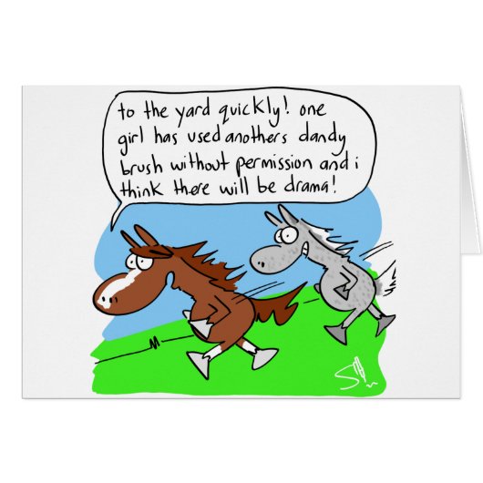 Dandy brush drama cards (Front Horizontal)