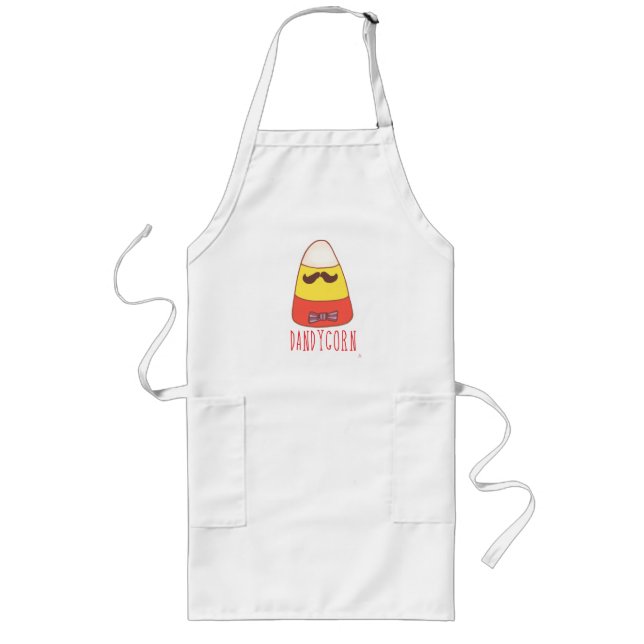 Dandy Corn Funny Candy Fun Toon Art Long Apron (Front)