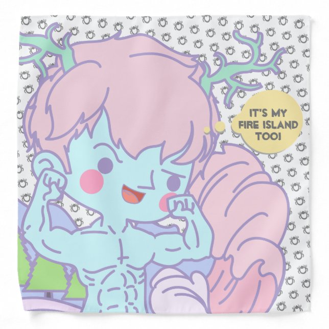 Dandy DeerBoi- Bandana (Front)